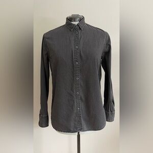 Madewell Denim Oversized Ex-Boyfriend Shirt in Lunar Wash